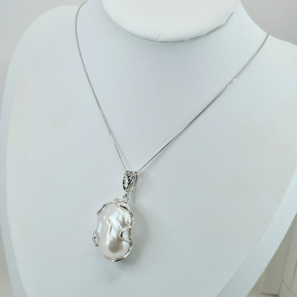 银 - 吊坠项链 - 贝尔拉·巴罗卡 #1.0