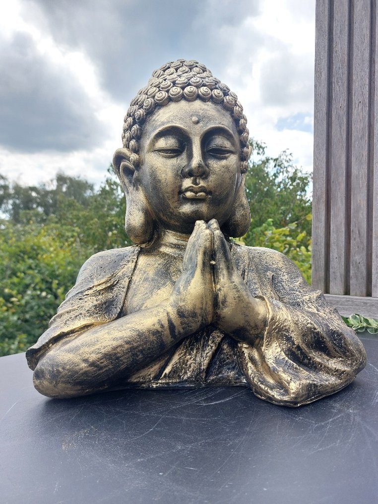 Statue, garden statue Boeddha - 40 cm - polystone #3.2