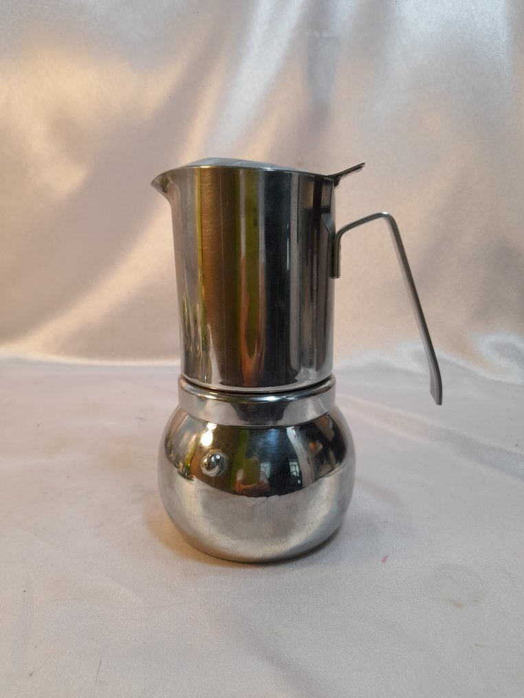 Stella - Inox Pran - 6人用咖啡套装 - San Francisco - 钢铁与玻璃 #1.0