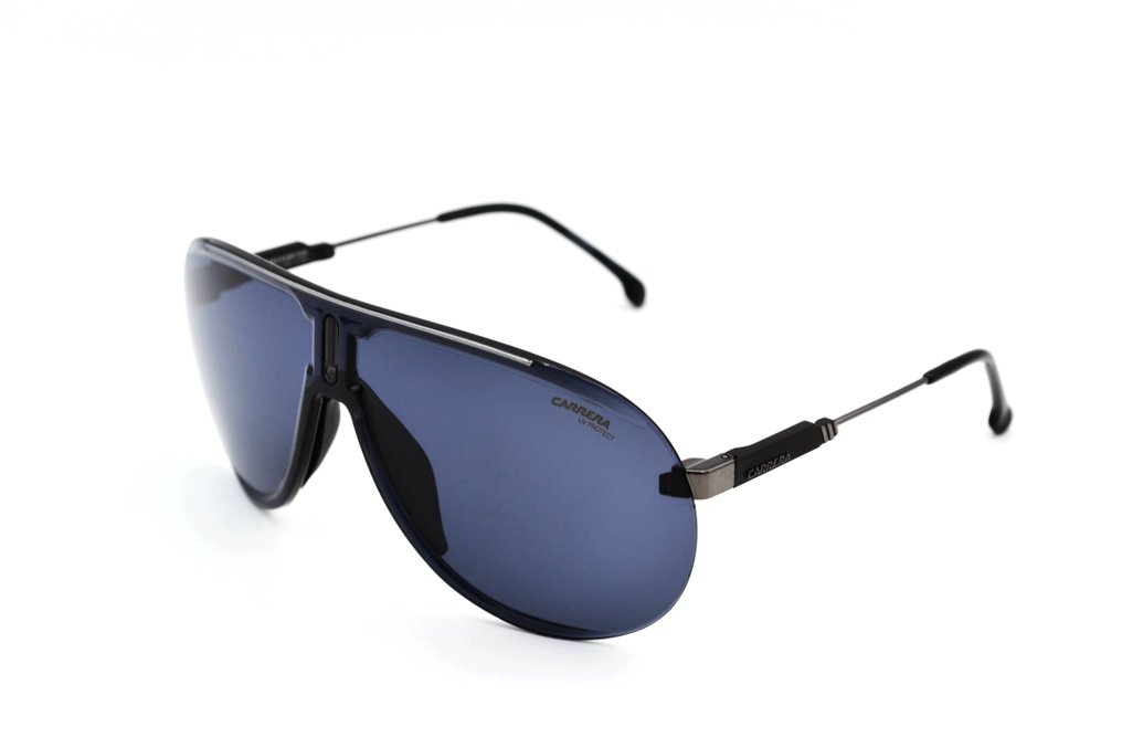 Carrera - Superchampion Edition V812K - Silver Metal & Black Acetate Design - *New* - Sunglasses #2.1