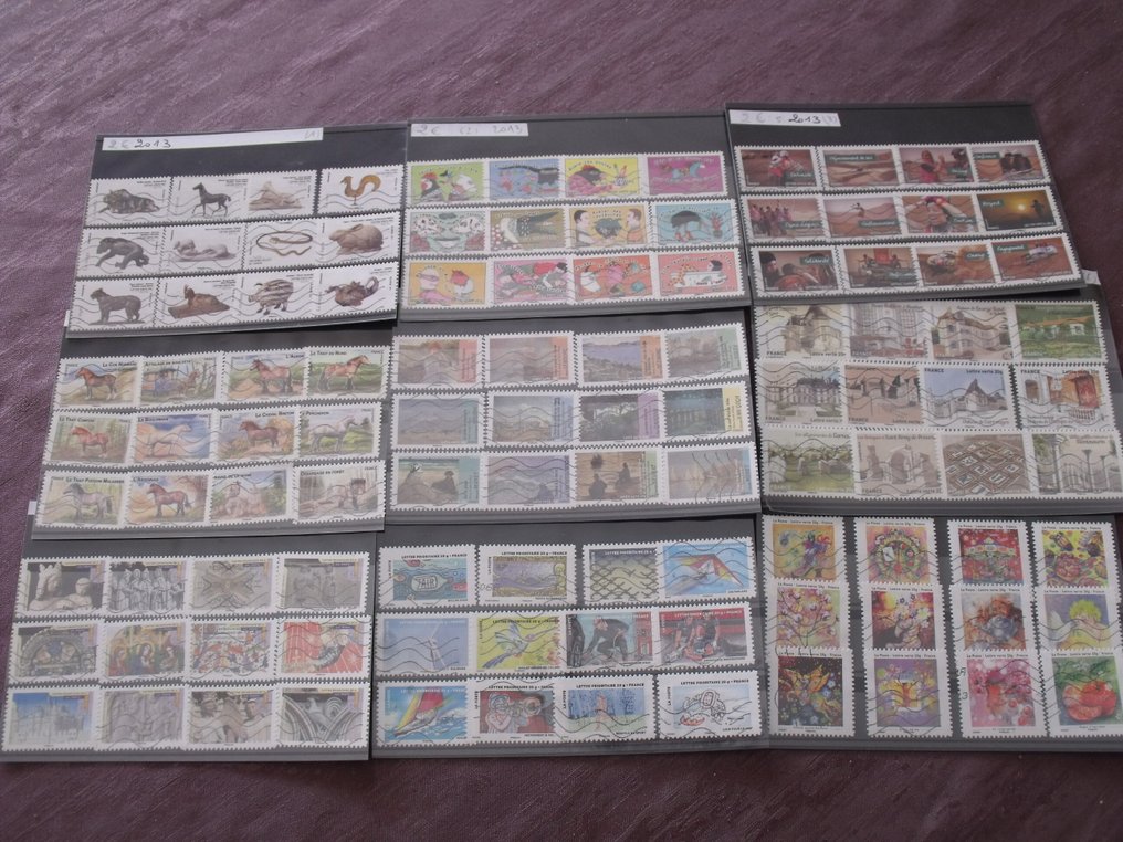 法國 2010/2024 - 法国，精选136个不同系列，完整品相，估价超过1230欧元，包含1632枚不同的邮票。 - Yvert et tellier 2024 #4.3