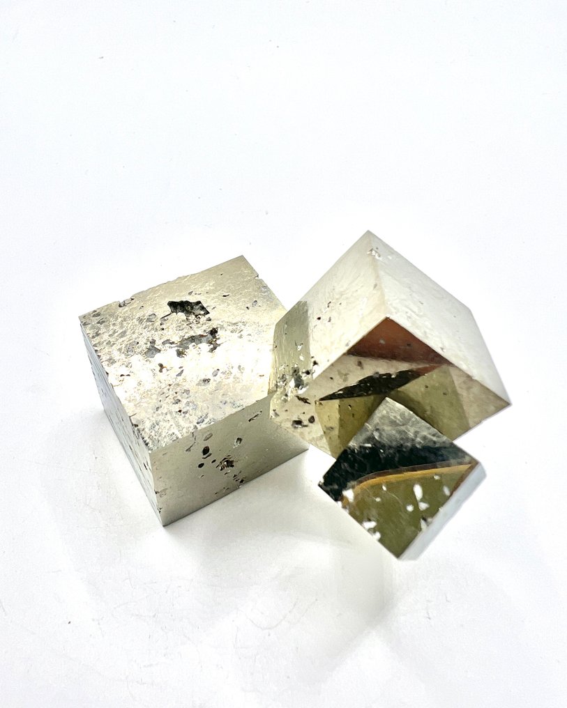 PREMIUM - Wonders - incredible radiant pyrite Crystal cluster - Height: 60 mm - Width: 50 mm- 120 g - (1) #1.0