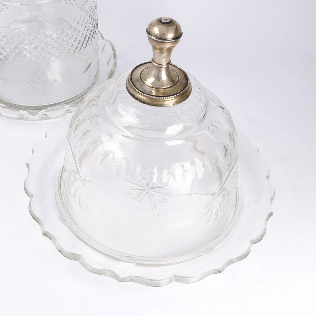 Kaasstolp, koekschaal & beschuit - Βάζο (3) - .833 silver #2.1