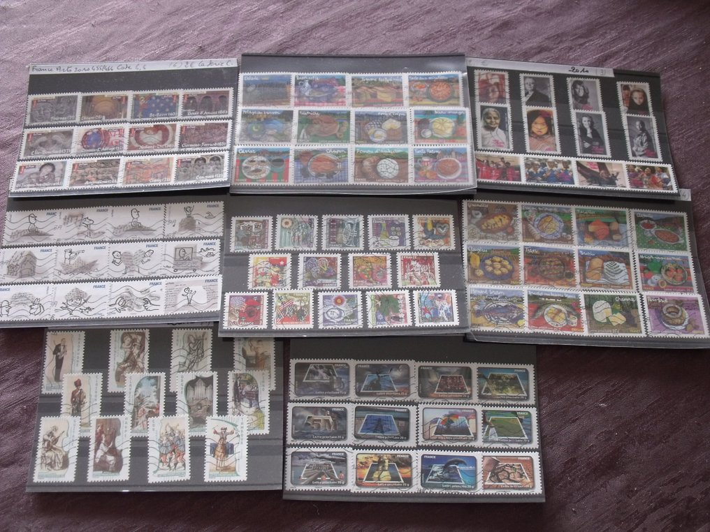 法國 2010/2024 - 法国，精选136个不同系列，完整品相，估价超过1230欧元，包含1632枚不同的邮票。 - Yvert et tellier 2024 #1.0