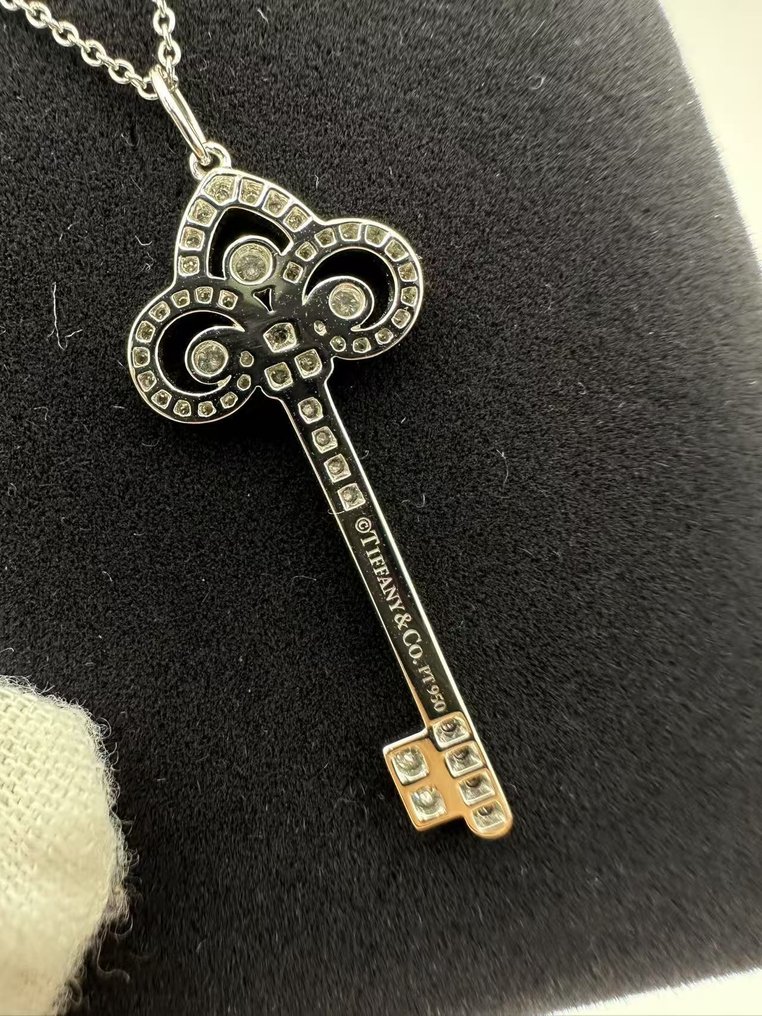 Tiffany & Co. - 頸鏈 - 18 克拉 白金 #3.2
