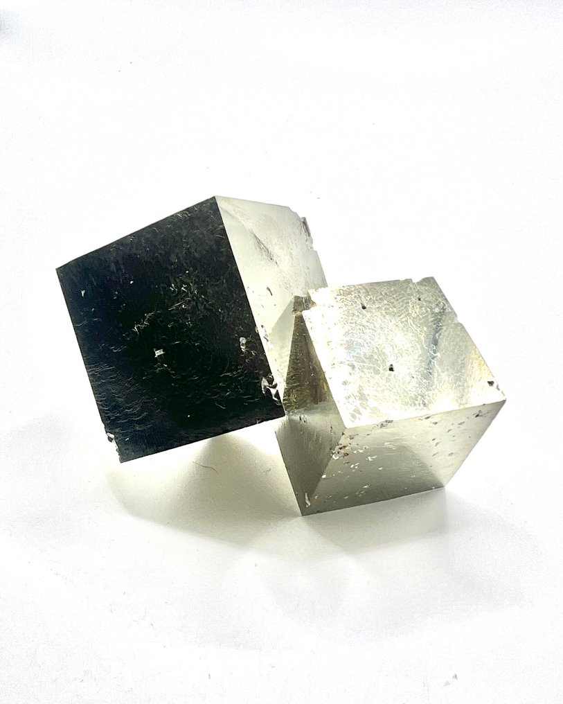 PREMIUM - Θαύματα - απίστευτα λαμπερή πυρίτης Σύμπλεγμα κρυστάλλων - Ύψος: 60 mm - Πλάτος: 50 mm- 158 g - (1) #1.0