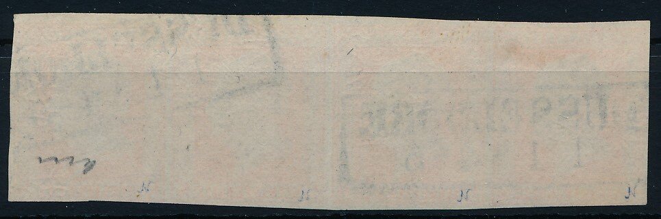 Πρωσία 1859 - Ελεύθερο γραμματόσημο Βασιλιά Friedrich 1/2 Sgr/6 Pf. σε σπάνιο τετραπλό σειρα. - Michel Nr. 13a. #1.0