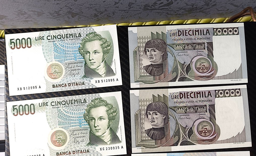 Italia. - 11 banconote - Various Dates  (Ingen reservasjonspris) #2.1