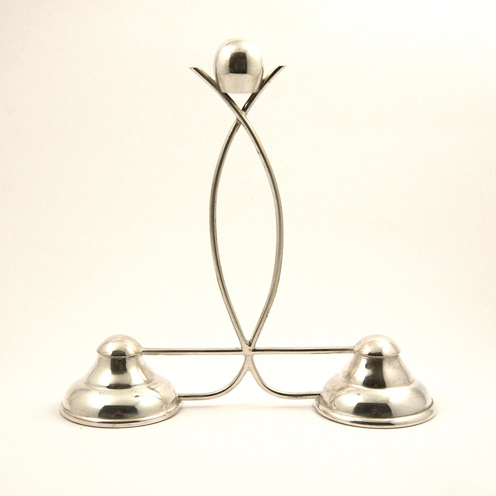 Art Deco standaard voor trancheercouvert - ZELDZAAM - Burger & Zoon - Suport cuțit - .835 argint #1.0