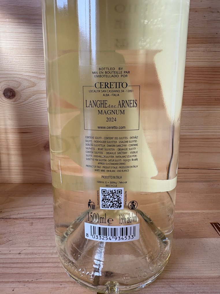 2024 Ceretto Langhe Arneis Magnum - Langhe - 3 Magnums (1.5L) #4.3