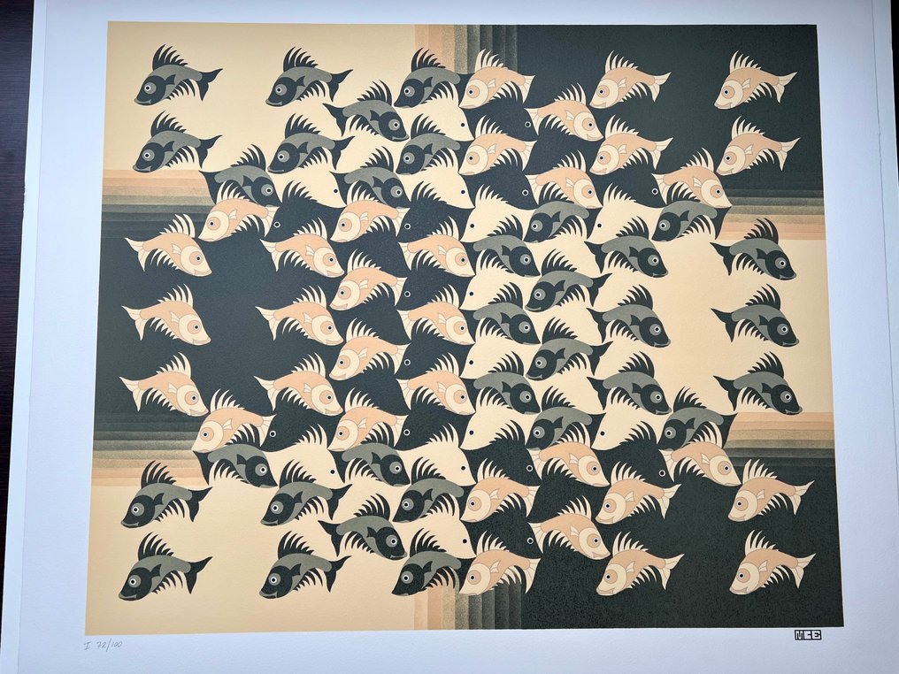 M.C. Escher (1898-1972) (after) - Infinity Fishes #3.2