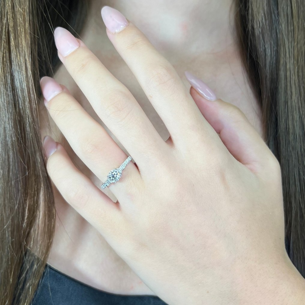 χωρίς τιμή ασφαλείας - Δαχτυλίδι - 18 καράτια Λευκός χρυσός -  0.78ct. tw. Διαμάντι (Φυσικό) - Διαμάντι #3.2