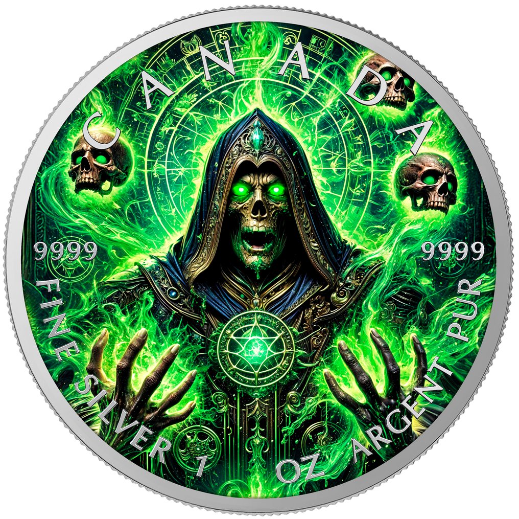 Kanada. 5 Dollars 2025 Necromancer , 1 Oz (.999) #1.0