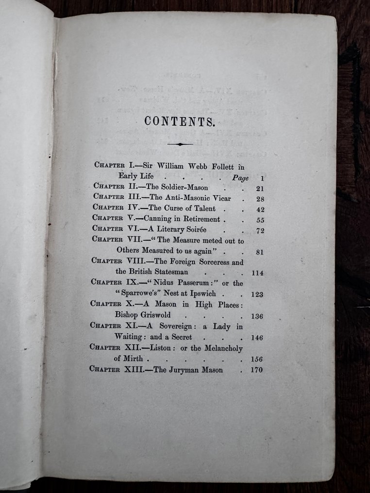 Suffolk Rector - 1846 Stray Leaves from A Freemason's Note-Book /Family Old Collection - 1846 #4.3