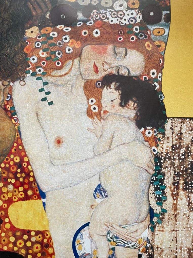 Gustav Klimt (after) - Die drei Lebensalter der Frau - Offset Lithography -  M&S licensed print #1.0