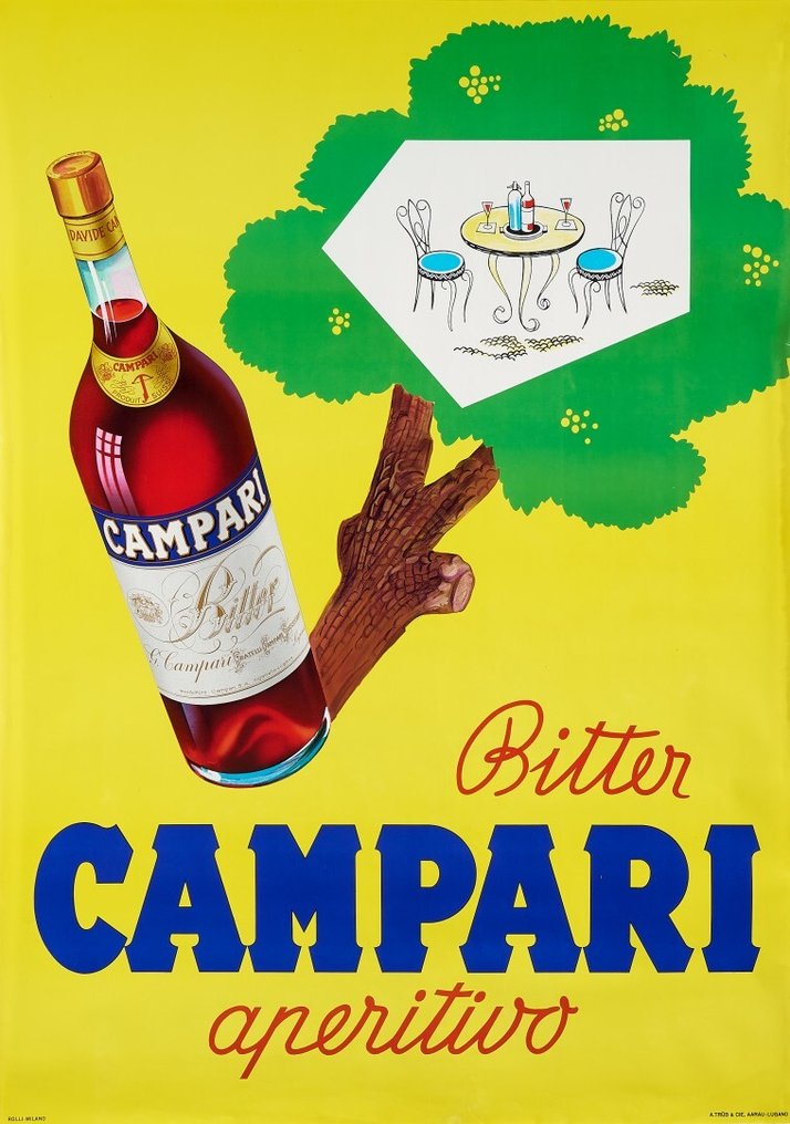 Rolli Milano - Bitter Campari - Aperitivo - Anni ‘50 #1.0