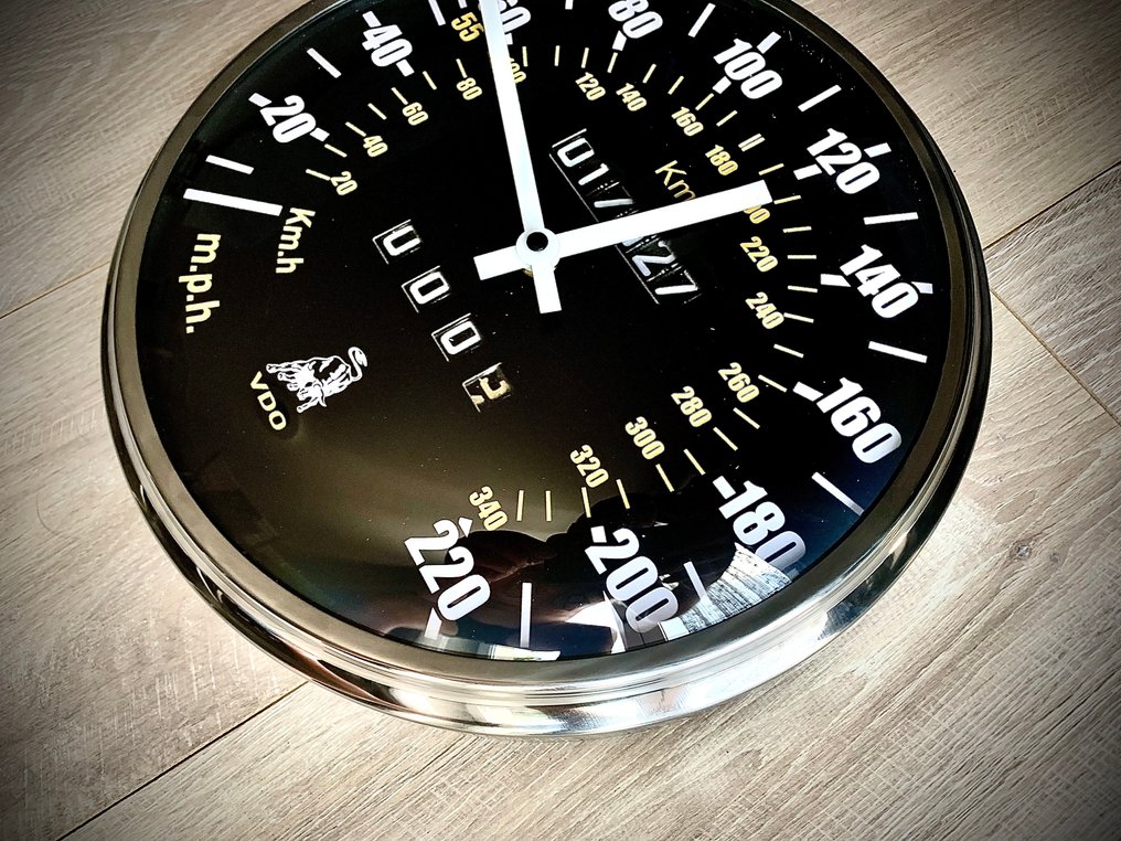 墙钟——Lamborghini Diablo V12 -  老式 金属, 玻璃, 塑料 - 2010-2020年 - 兰博基尼挂钟 #4.3