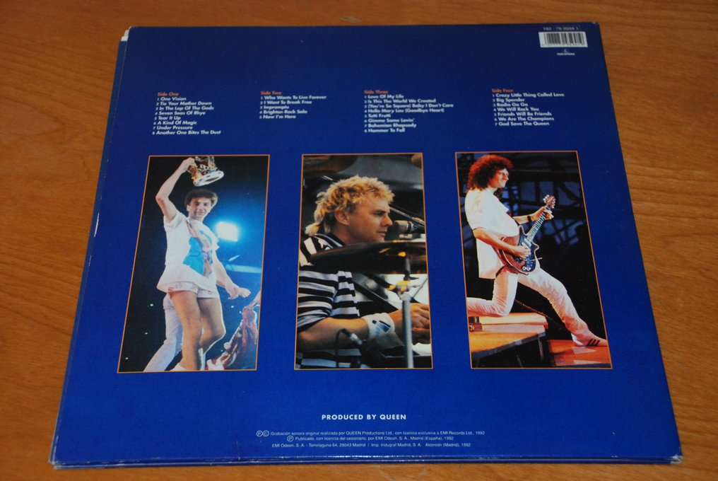 Queen - Live At Wembley '86 - 1st Spanish pressing - LP - Erstpressung - 1992 #3.2