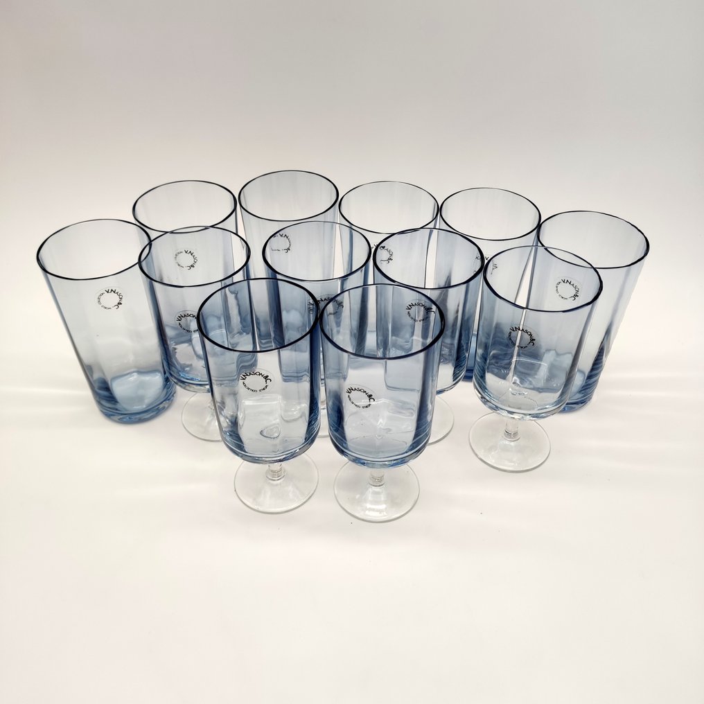 V.Nason&C. - Υπηρεσία ποτού (12) - Τροπική Συλλογή Κόσμου - Γυαλί Murano - Τροπικός #1.0