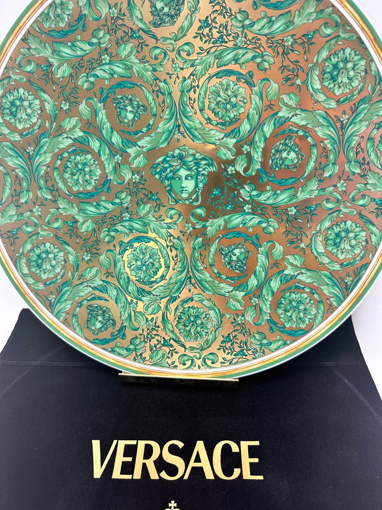 Rosenthal - Versace - Διακοσμητικό πιάτο τοίχου - Medusa Garland green - Πορσελάνη #4.3