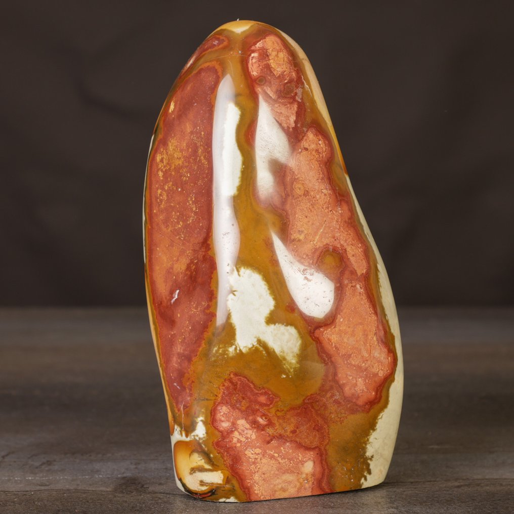 Policrhome Jasper - First Quality Madagascar Jasper – Ornamental Freeform - Height: 173 mm - Width: 90 mm- 1728 g #3.2