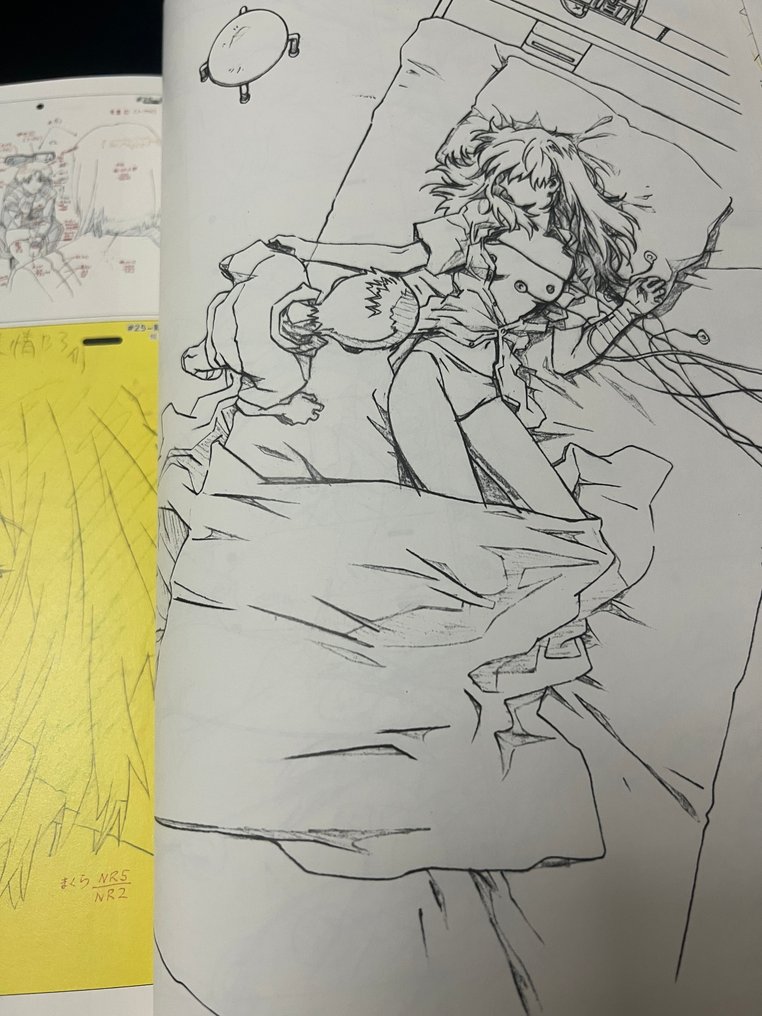 Neon Genesis Evangelion (EVA) - 1 Original Anime Cel/Manuscript Art Book #1.0