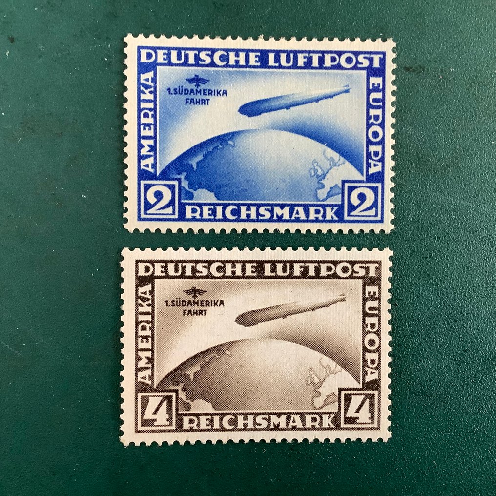 德意志帝国 1931 - 南美洲行驶已检验，Grabowski - Michel 438/439 #1.0