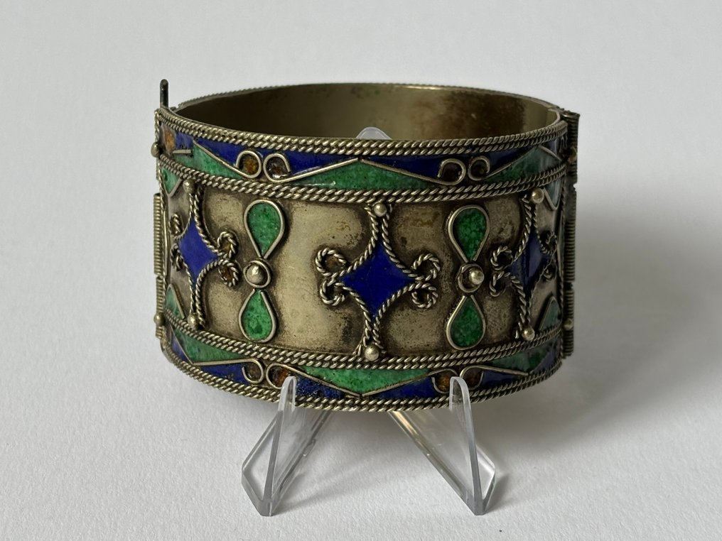 Liga de Prata (BWG) - 手镯 - 珐琅Berber风格手链 #1.0