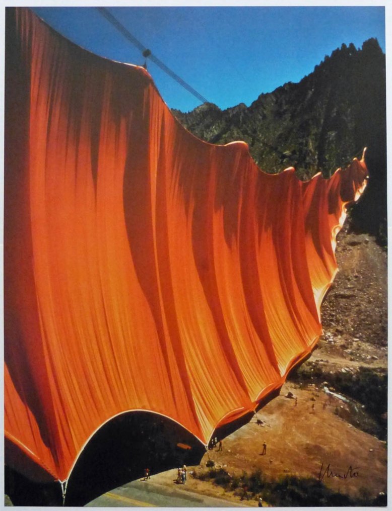 Christo - Valley Curtain Rifle - 1990s #1.0