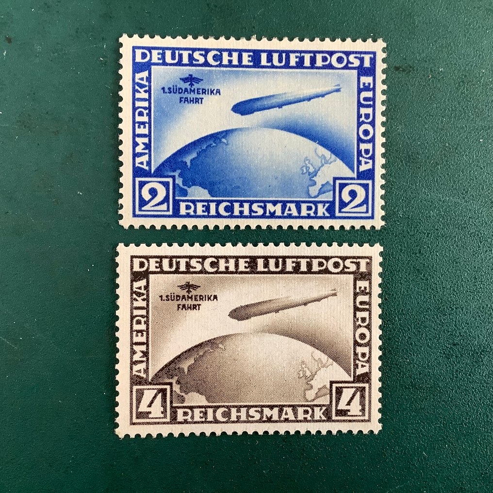 德意志帝国 1931 - 南美洲行驶已检验，Grabowski - Michel 438/439 #3.2