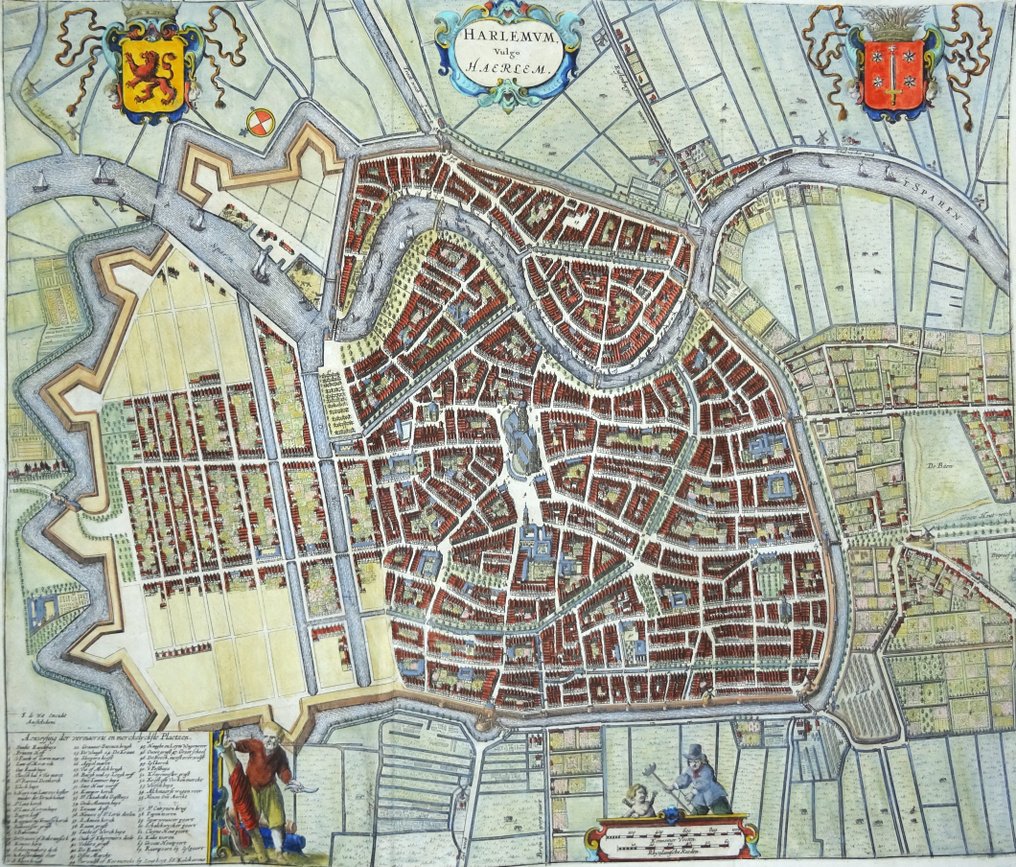 Netherlands - Haarlem; F. de Wit / J. Blaeu - Harlemum vulgo Haerlem - 1681-1700 #1.0