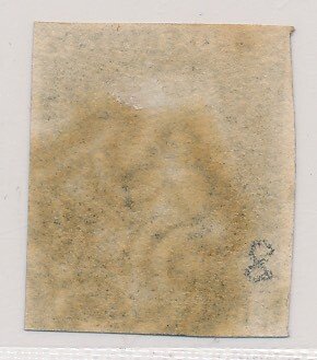 Great Britain 1840 - 1 Penny black from Plate 8, lettered B/F in very fine condition, full margins all around. - mit schwarzen Malteserkreuz Stempel SG Spec. AS49, echt & einwandfrei #1.0