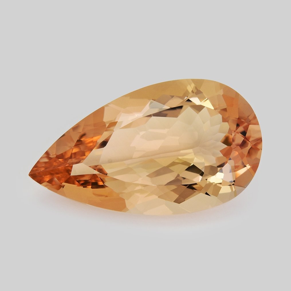 1 pcs 橙色 綠柱石 - 21.15 ct - 國際寶石學院(International Gemological Institute (IGI)) #1.0