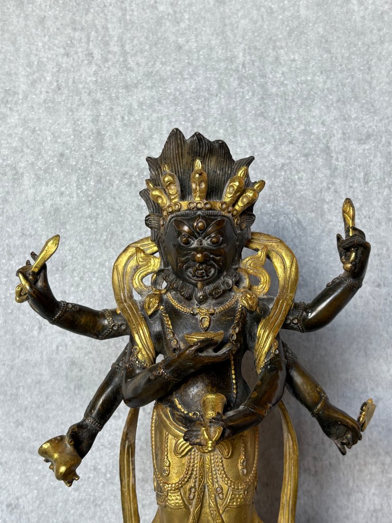 Statue tibétaine unique - Bronze - Fin du XXe siècle #1.0