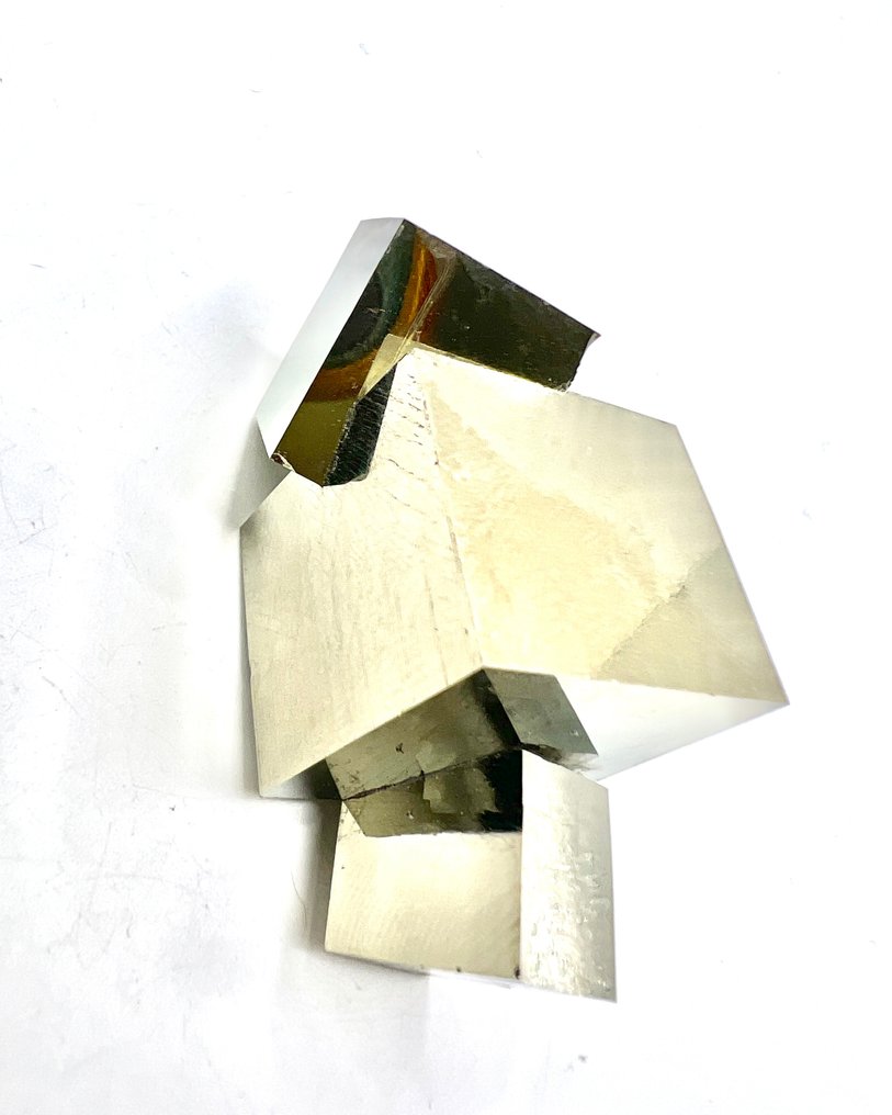 PREMIUM - Minuni - pyrită radiantă incredibilă Cluster de cristal - Înălțime: 55 mm - Lățime: 30 mm- 86 g - (1) #1.0