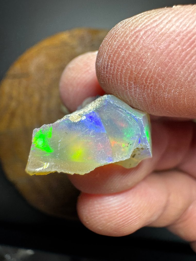 7块来自埃塞俄比亚的天然原石蛋白石。88.00克拉。无底价。 未切割的原石- 17.6 g - (7) #4.3