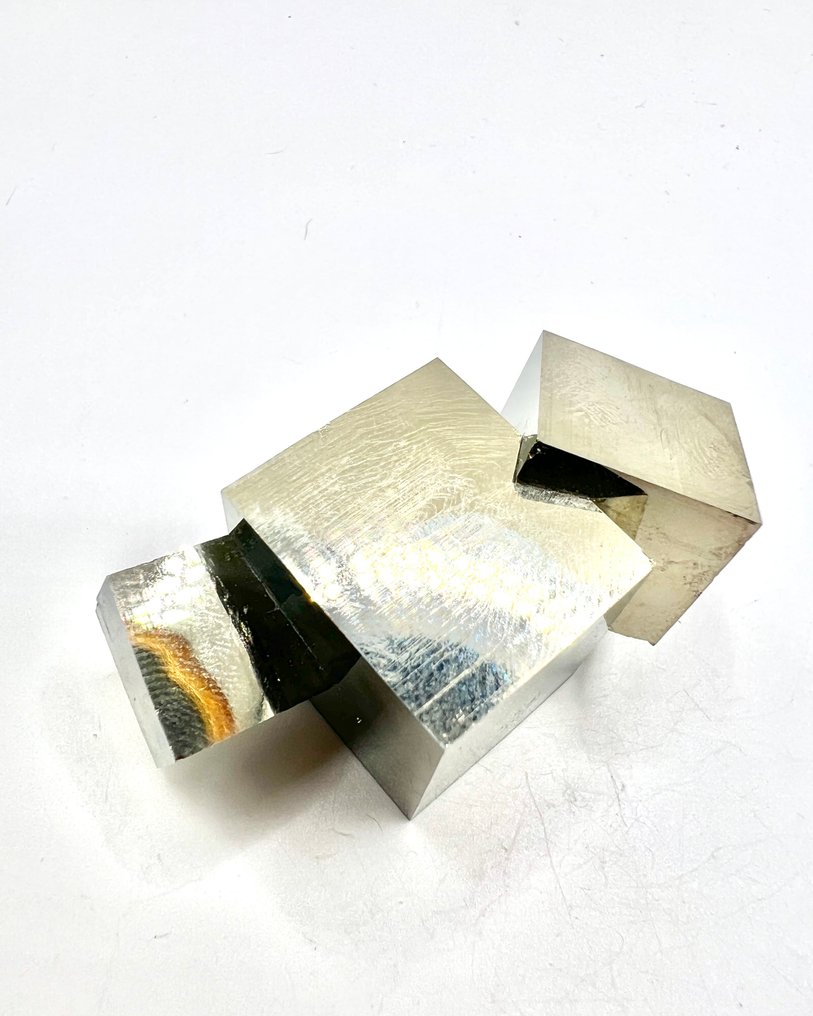 PREMIUM - Minuni - pyrită radiantă incredibilă Cluster de cristal - Înălțime: 55 mm - Lățime: 30 mm- 86 g - (1) #2.1