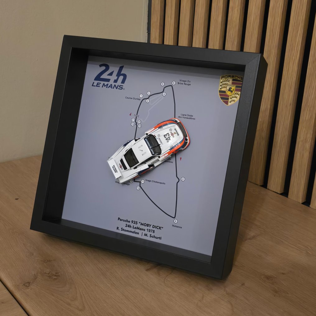 Artwork - Porsche - 935 Moby Dick- 1978 - 24hLeMans race #4.3