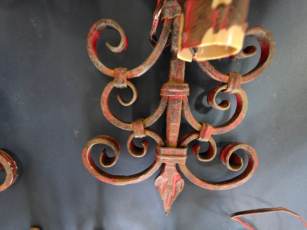 Fali lámpatest - kovácsoltvas #4.3