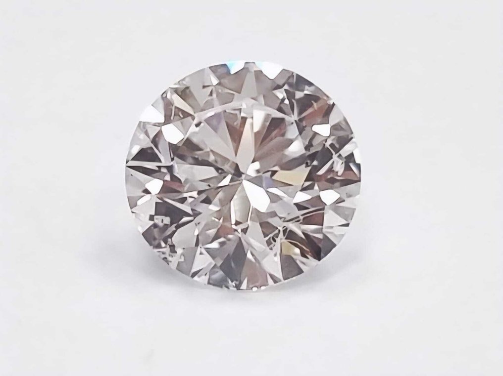 1 pcs 钻石  (天然)  - 1.01 ct - 圆形 - F - SI2 微内含二级 - 美国宝石研究院（GIA） #1.0