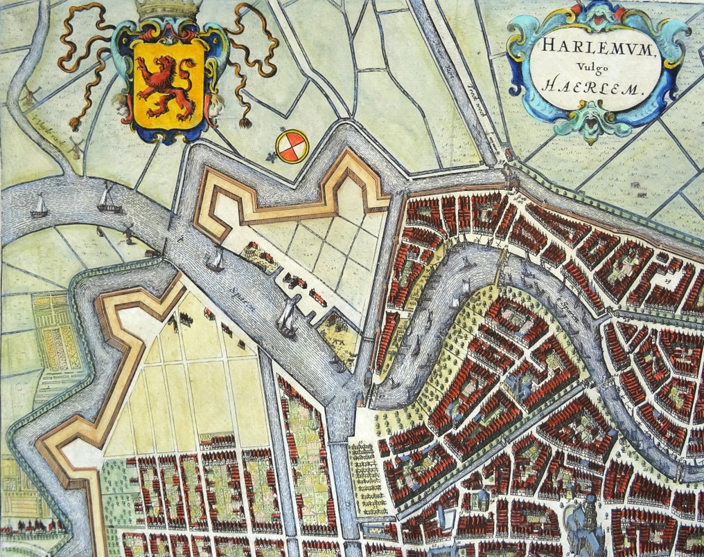 Netherlands - Haarlem; F. de Wit / J. Blaeu - Harlemum vulgo Haerlem - 1681-1700 #3.2