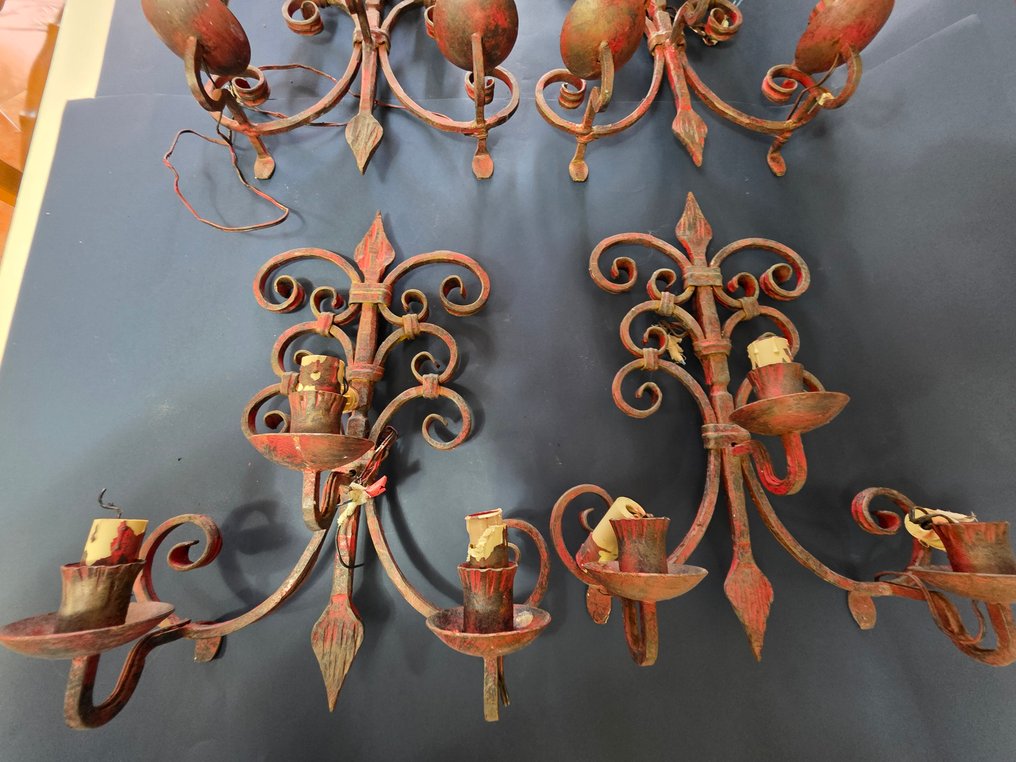 Fali lámpatest - kovácsoltvas #1.0