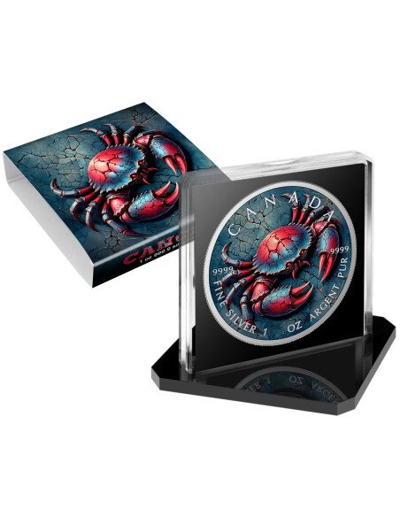 Canada. 5 Dollars 2025 Zodiac Cancer , 1 Oz (.999) #1.0