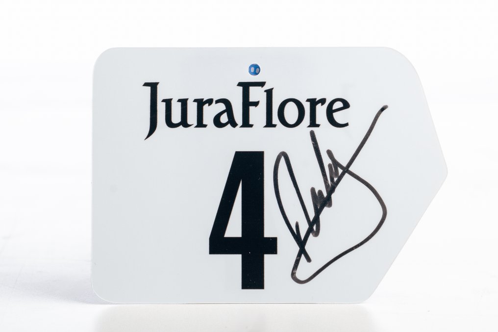 Équipe cycliste Groupama-FDJ - Rudy Molard的第4号车架牌，- 2025年汝拉环赛  #2.1