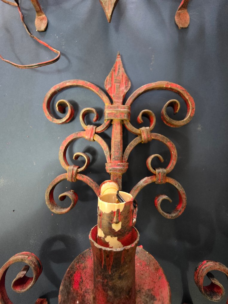 Fali lámpatest - kovácsoltvas #3.2