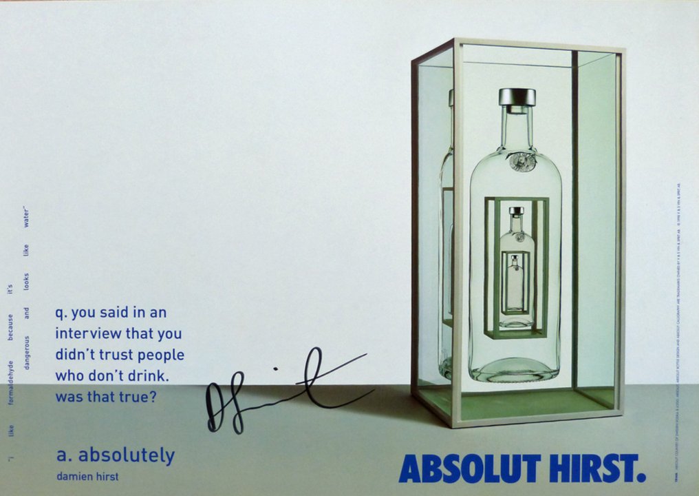 Damien Hirst - Absolut Hirst - década de 1990 #1.0
