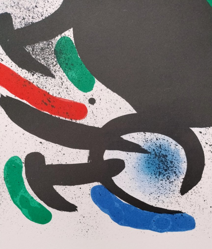 Joan Miro (1893-1983) - Litografia Original  VII. #4.3
