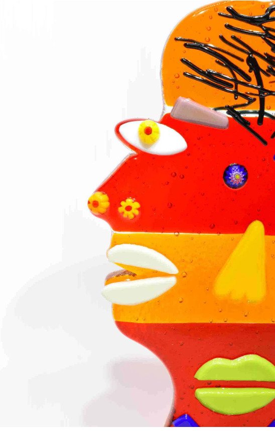 Vitra - 雕塑, Murano glass Picasso sculpture - 20 cm - 水晶 #2.1