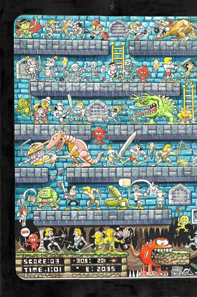 Cera - original color drawing : Video Games #1.0