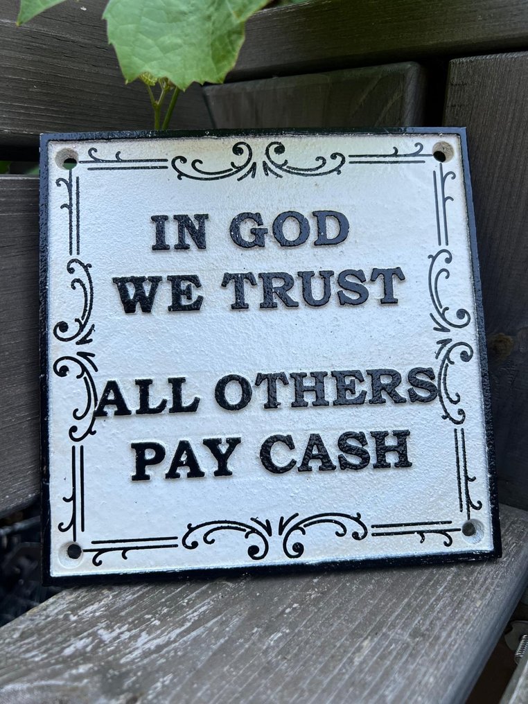 装饰饰品 - 欧洲 - 我们信仰上帝 #3.2